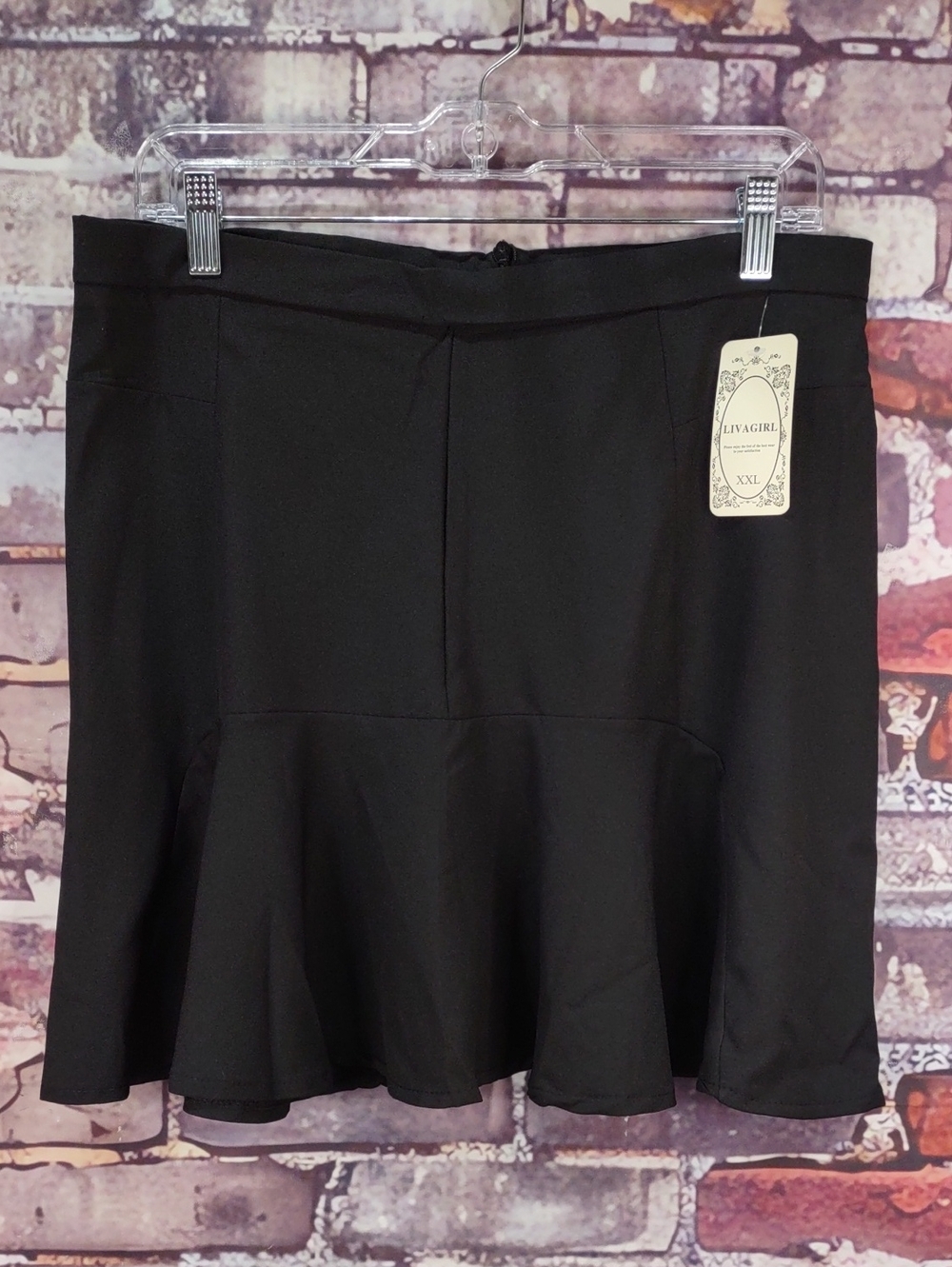 LIV A GIRL A-Line Flounce Hem Skirt